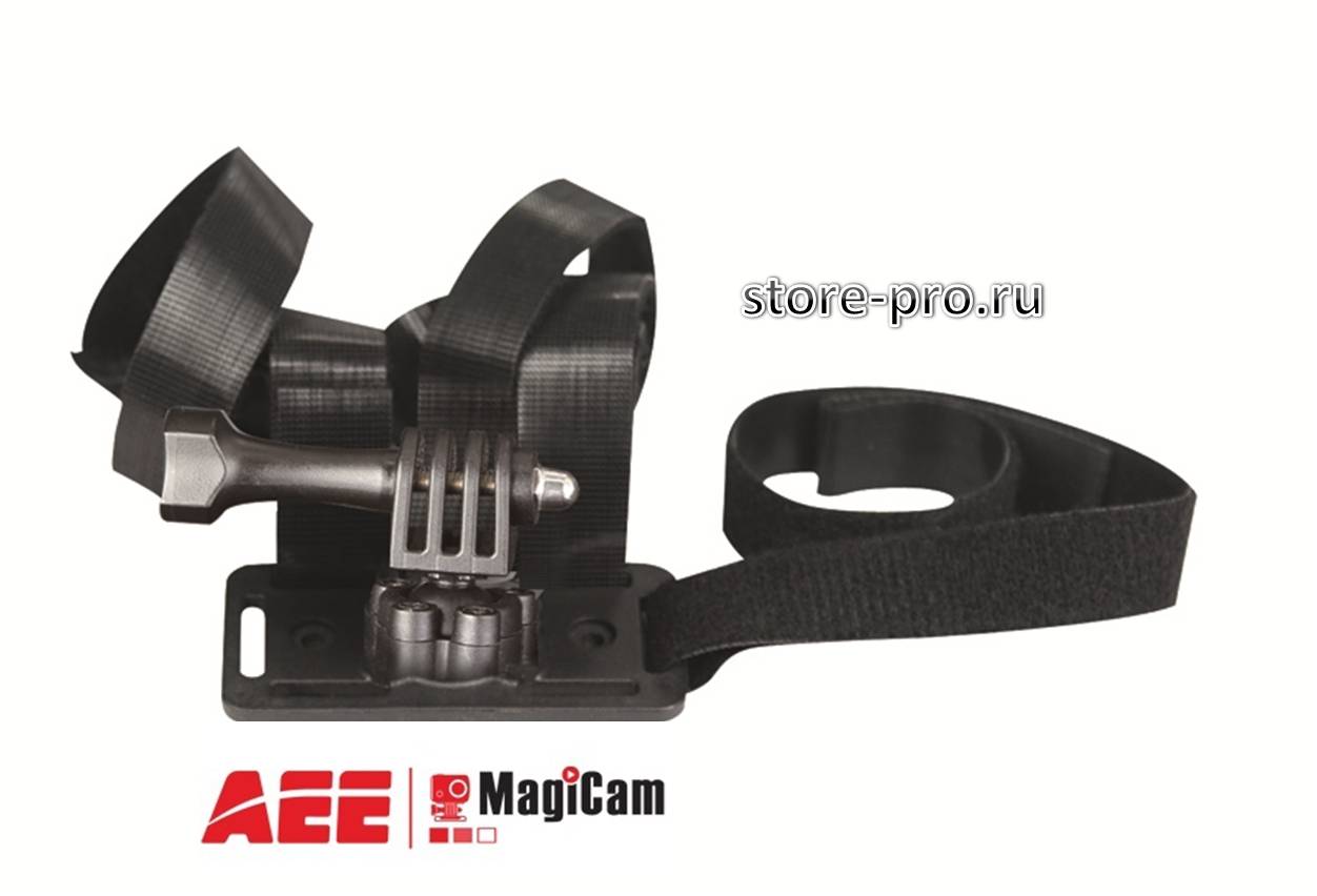  Купить крепление с ремнями Big strap mount для камеры AEE цена