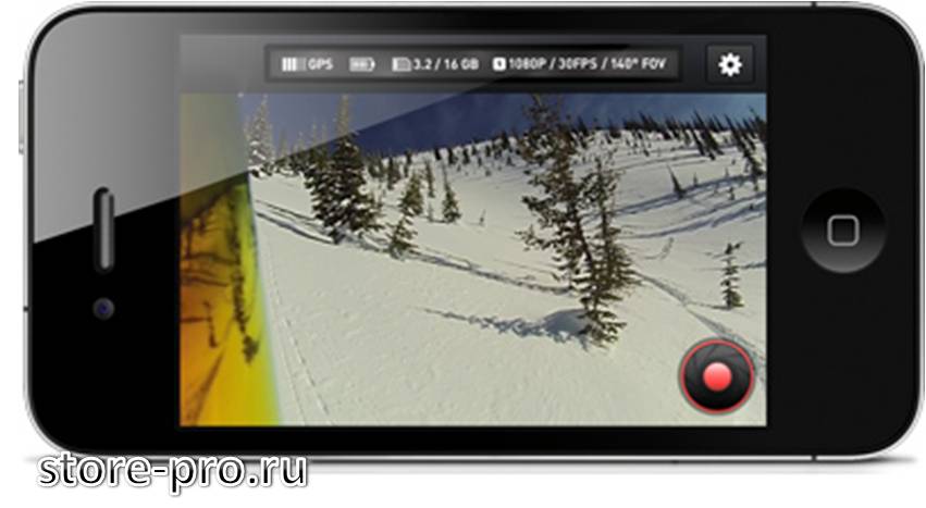 Приложение для камеры Contour +2 на планшет и смартфон для IOS