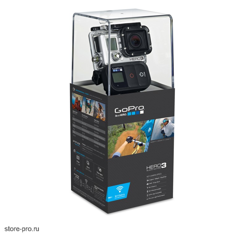 Комплект видео камеры GoPro HD HERO 3 Black Edition