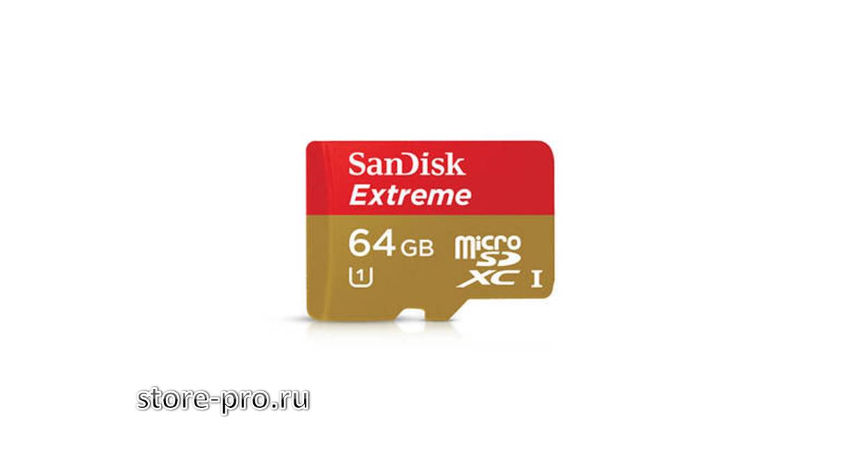 Купить карту памяти SanDisk EXTRIM microSDXC 64Gb Цена