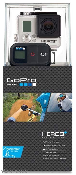 Купить камеру GoPro HD HERO 3+ Black Edition цена