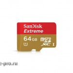 Купить Карта памяти SanDisk EXTRIM microSDXC 64Gb