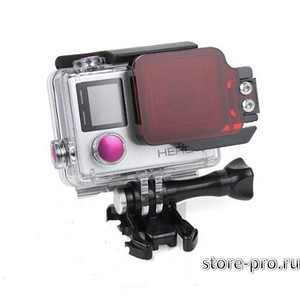 Купить Красный фильтр для GoPro HERO4