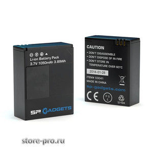 Купить Аккумуляторы для камеры GoPro HERO3 / HERO3+ SP-Gadgets