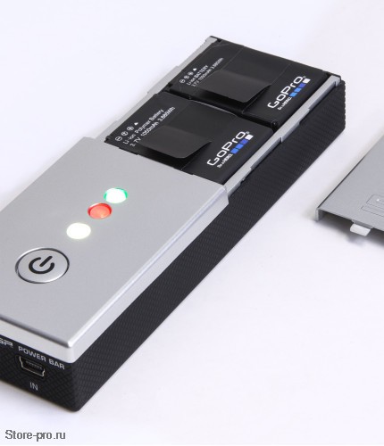 Купить зарядное устройство на 2 аккумулятора для GoPro HERO 3 / HERO3+