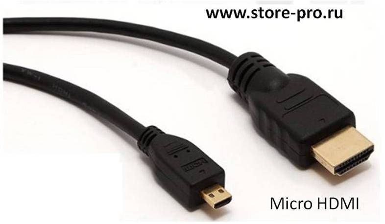  Купить кабель Micro HDMI для камеры GoPro HERO3 / HERO 3+ 
