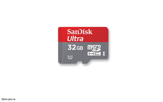 Купить карту памяти SanDisk Ultra microSDHC 32Gb для камеры Gopro Hero3