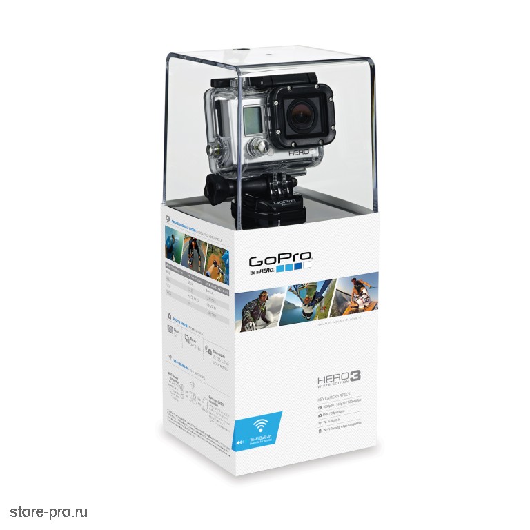 Купить GoPro HD HERO 3 White Edition 