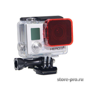 Купить Красный фильтр для GoPro HERO4 / HERO3+